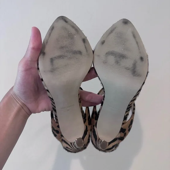 Steve Madden Cheetah Faux Fur Stilettos - Picture 3 of 4